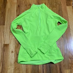 ATHLETA WOMENS HALF ZIP ATHLETIC JACKET